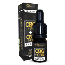 CBG + CBD kapi 5ml (10% CBD + 10% CBG)